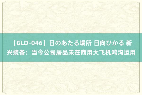 【GLD-046】日のあたる場所 日向ひかる 新兴装备：当今公司居品未在商用大飞机鸿沟运用