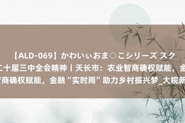 【ALD-069】かわいぃおま○こシリーズ スクール水着編 学习贯彻党的二十届三中全会精神丨天长市：农业智商确权赋能，金融“实时雨”助力乡村振兴梦_大皖新闻 | 安徽网