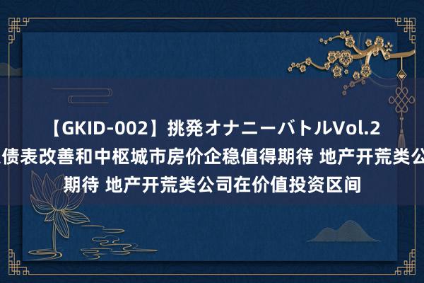 【GKID-002】挑発オナニーバトルVol.2 中信证券：金钱欠债表改善和中枢城市房价企稳值得期待 地产开荒类公司在价值投资区间