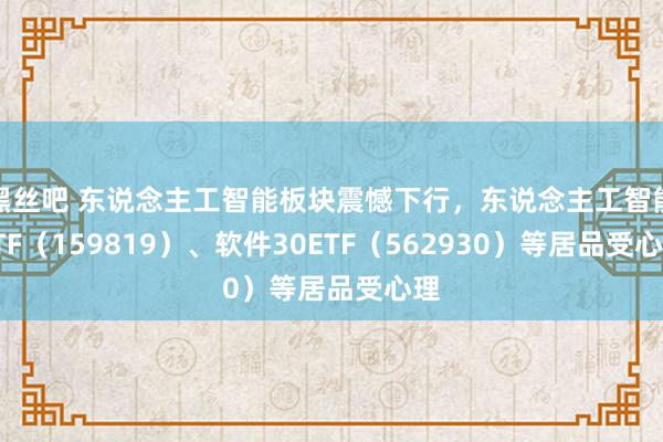 黑丝吧 东说念主工智能板块震憾下行，东说念主工智能ETF（159819）、软件30ETF（562930）等居品受心理