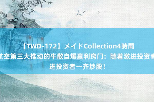 【TWD-172】メイドCollection4時間 成为捷蓝航空第三大推动的牛散自爆赢利窍门：随着激进投资者一齐炒股！