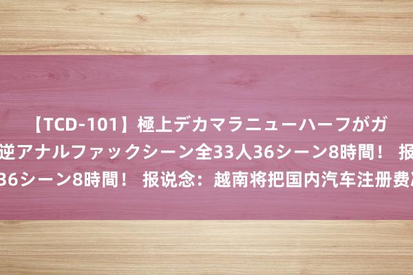 【TCD-101】極上デカマラニューハーフがガン掘り前立腺直撃快感逆アナルファックシーン全33人36シーン8時間！ 报说念：越南将把国内汽车注册费减半