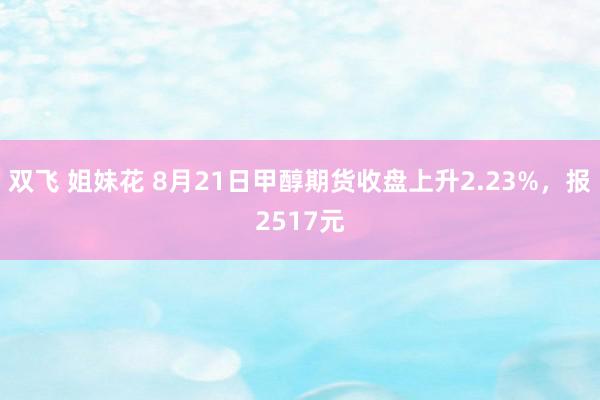 双飞 姐妹花 8月21日甲醇期货收盘上升2.23%，报2517元