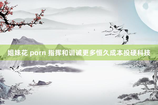 姐妹花 porn 指挥和训诫更多恒久成本投硬科技